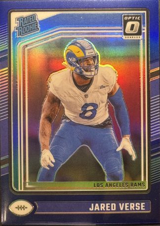 Jared Verse #242 (Rookie Card) – 2024 Donruss Optic Blue [#3/199]