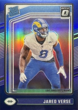 Jared Verse #242 (Rookie Card) – 2024 Donruss Optic Blue [#92/199]