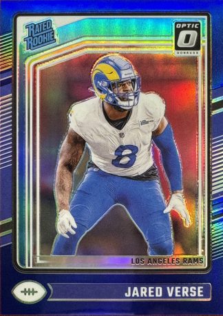 Jared Verse #242 (Rookie Card) – 2024 Donruss Optic Blue [#85/199]