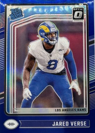 Jared Verse #242 (Rookie Card) – 2024 Donruss Optic Blue [#49/199]