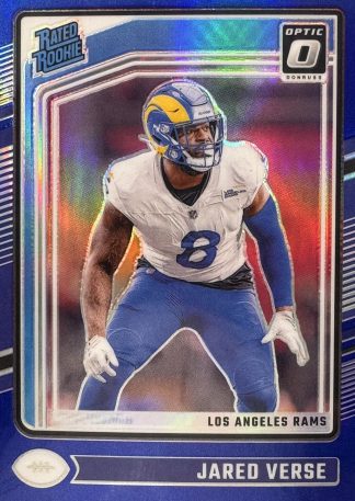 Jared Verse #242 (Rookie Card) – 2024 Donruss Optic Blue [#67-199]