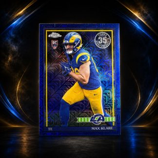 Max Klare #91TRC-41 (Rookie Card) – 2026 Topps 1991 Chrome Blue [/150] front