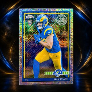 Max Klare #91TRC-41 (Rookie Card) – 2026 Topps 1991 Chrome Silver Mojo front