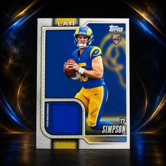 Ty Simpson #ROR-TS (Rookie Card) (Relic) – 2026 Topps Real One Relic front